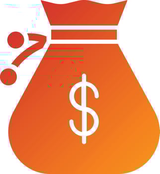 Money Bag Icon Style vector