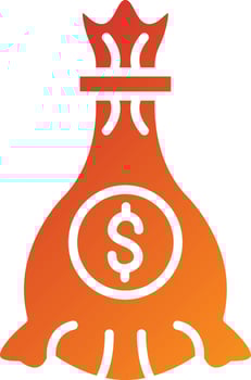 Money Bag Icon Style vector
