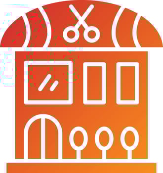 Saloon Icon Style vector