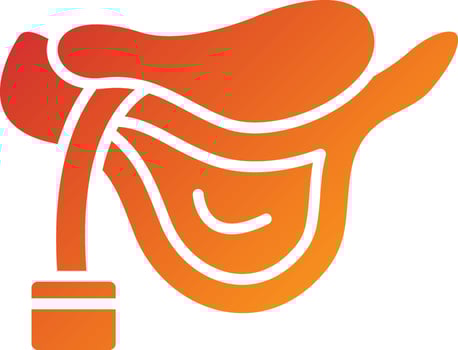 Saddle Icon Style vector
