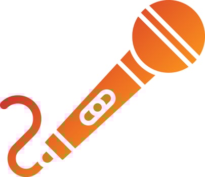 Microphone Icon Style vector