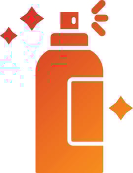 Hair Spray Icon Style vector