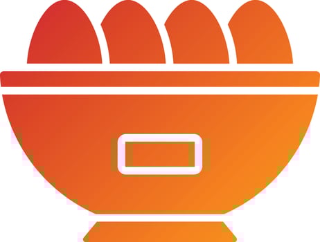 Eggs Icon Style vector