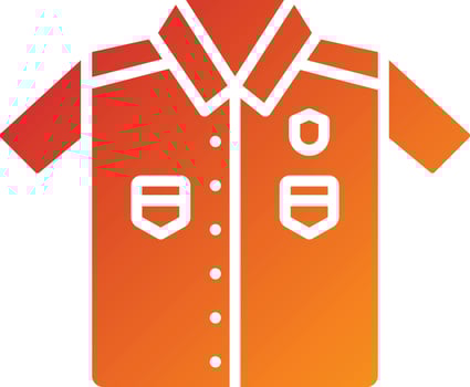 Police Uniform Icon Style vector