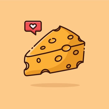 Illustration vector graphic of Cheese