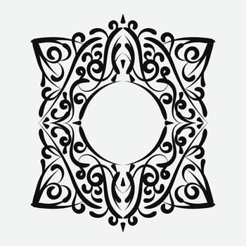 Vector logo design template - abstract symbol in ornamental arabic style - emblem for luxury products, hotels, boutiques, jewelry, oriental cosmetics, restaurants, shops and stores