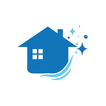 House Cleaner logo and symbol ilustration vector template