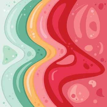 Flowing liquid illustration vector