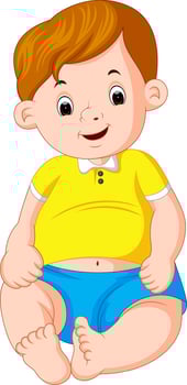 cartoon cute baby vector