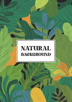 green plant natural background pattern vector