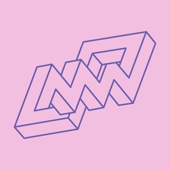 Paradox geometry. Abstract Logo. Optical illusion objects. Sacred geometric figure. Optical art pattern. Impossible shapes. vector