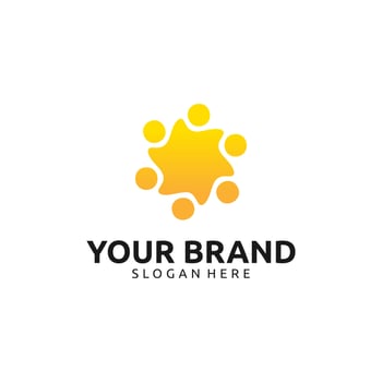 STAR PEOPLE CARE LOGO DESIGN vector