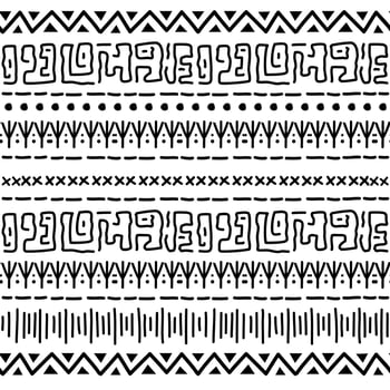 Navajo seamless pattern. Ikat background with traditional design texture vector