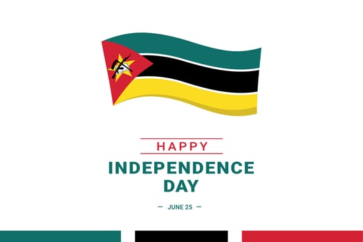 Mozambique Independence Day vector