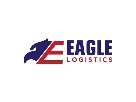 Letter E Eagle Logo abstract design vector Falcon Hawk bird Logotype