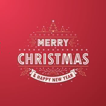 Merry Christmas and Happy new year. vector