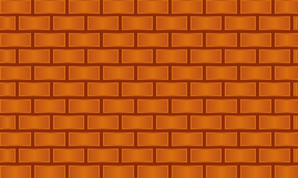 Brick wall seamless texture background vector