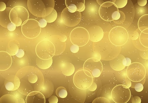 elegant gold bokeh light background design vector