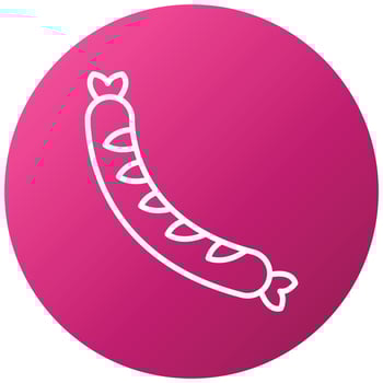 Sausage Icon Style vector