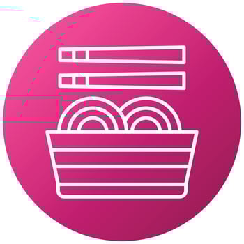 Pasta Icon Style vector