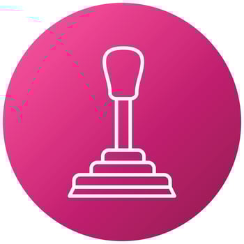 Car Shift Icon Style vector