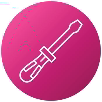 Screwdriver Icon Style vector