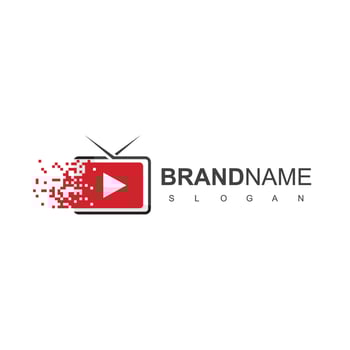 Media And TV Logo Design Vector