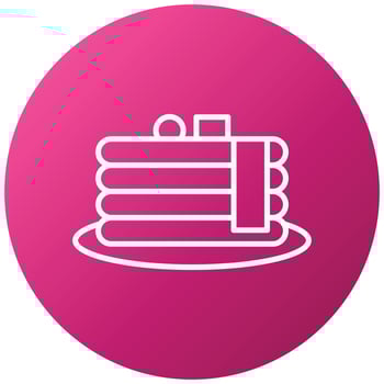 Pancake Icon Style vector