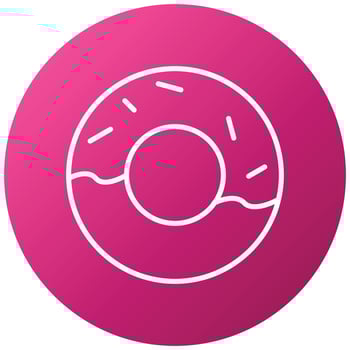 Donut Icon Style vector