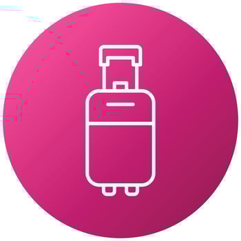 Luggage Icon Style vector