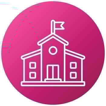Kindergarten Icon Style vector