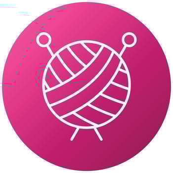 Knitting Icon Style vector