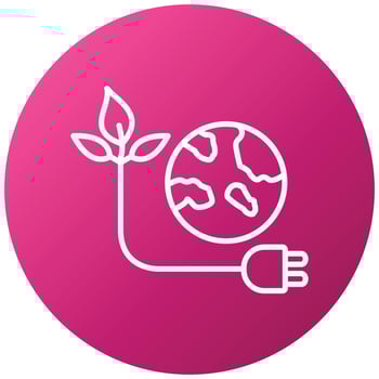 Green Energy Icon Style vector