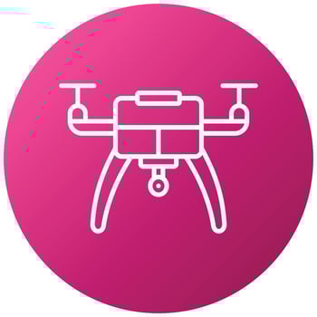 Drone Icon Style vector