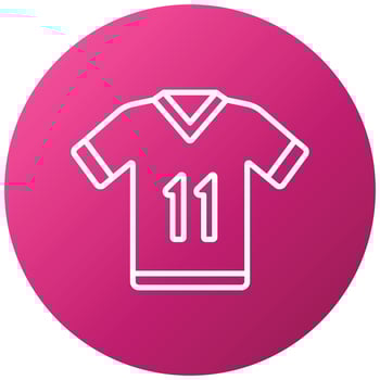 Football Jersey Icon Style vector