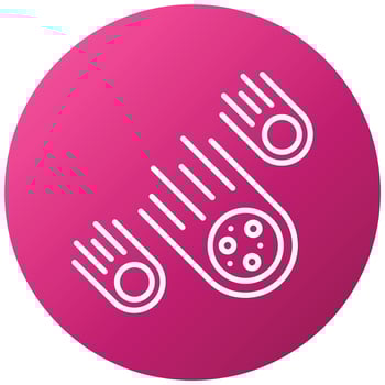 Meteorites Icon Style vector