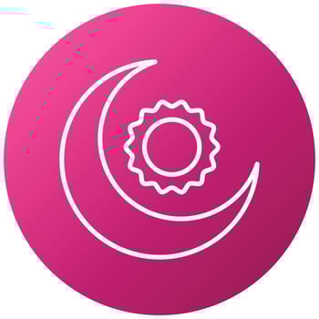 Day and Night Icon Style vector
