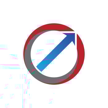 Arrow illustration logo vector