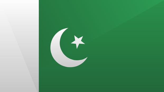 pakistan flag background for celebration and commemoration of pakistan important day vector