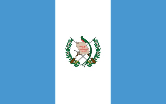 Flat Illustration of Guatemala flag vector