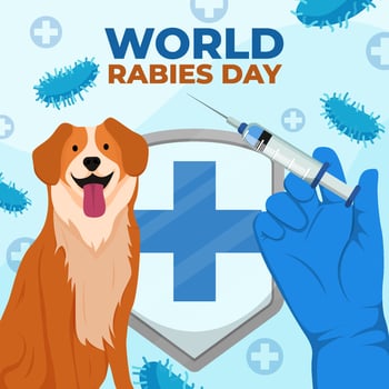 World Rabies Day Concept vector