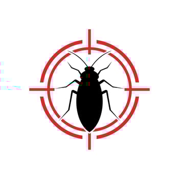 cockroach vector icon