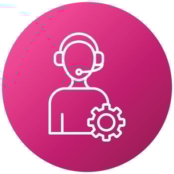Technical Support Icon Style vector