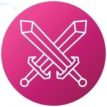Swords Icon Style vector