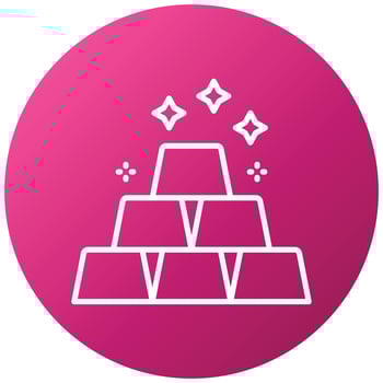 Ingots Icon Style vector