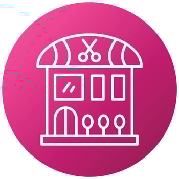 Saloon Icon Style vector