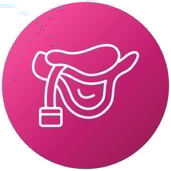 Saddle Icon Style vector