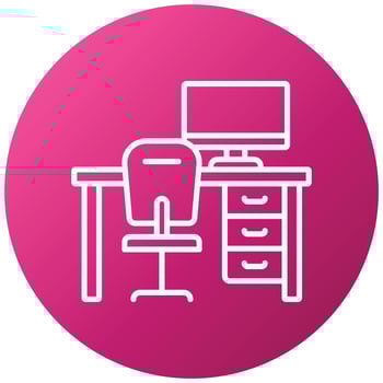 Workplace Icon Style vector
