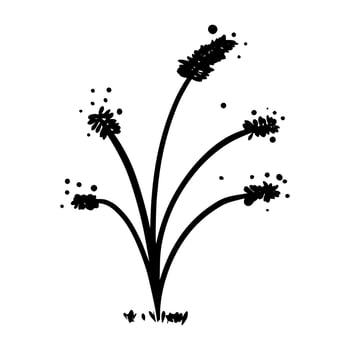 floral hand drawn vector illustration