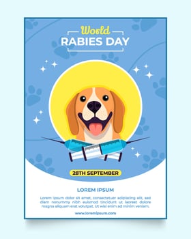 World Rabies Day Poster vector